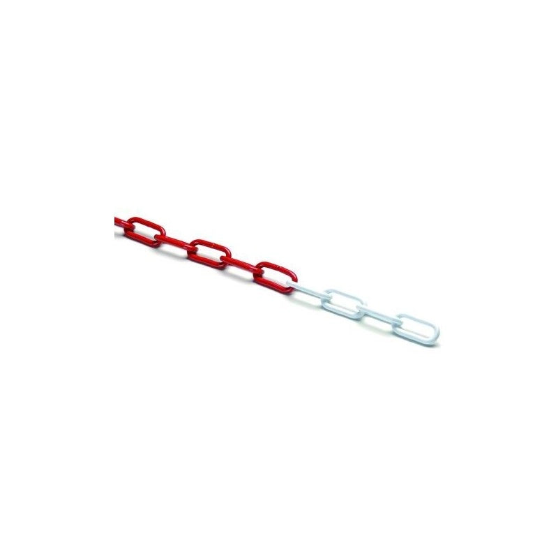 Catena Zincata Bicolore Bianco/Rosso 30 M Mm. 5