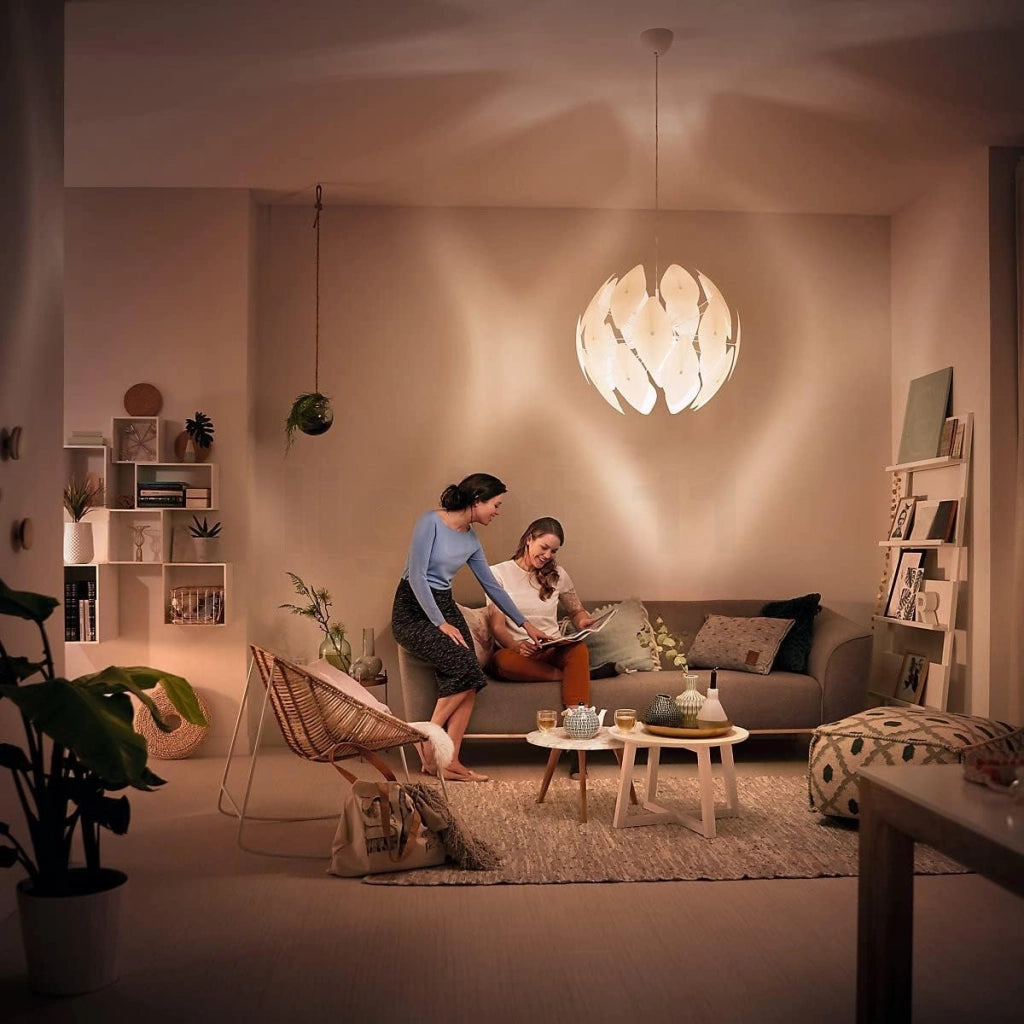 Lampada a LED Calda 2700K Philips Goccia 10,5 W=100W E27 1521 Lm 4 Pezzi
