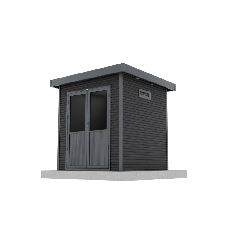 Casetta da giardino in legno composito Onyx 22 - 4m² - Grigio