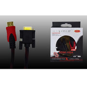 Trade Shop - Cavo Vga A Hdmi Telato 1,5mt Segnale Video Pc A Lettori Hdmi Maxtech Hdva-rt1.5m -