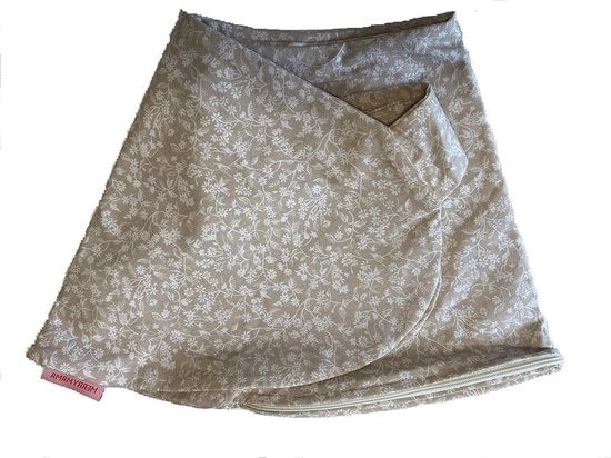 Hoes per cuscino per allattamento e gravidanza 190 cm Provenzale ecru - cuscino per gravidanza comfortevole e duraturo hoes XXL