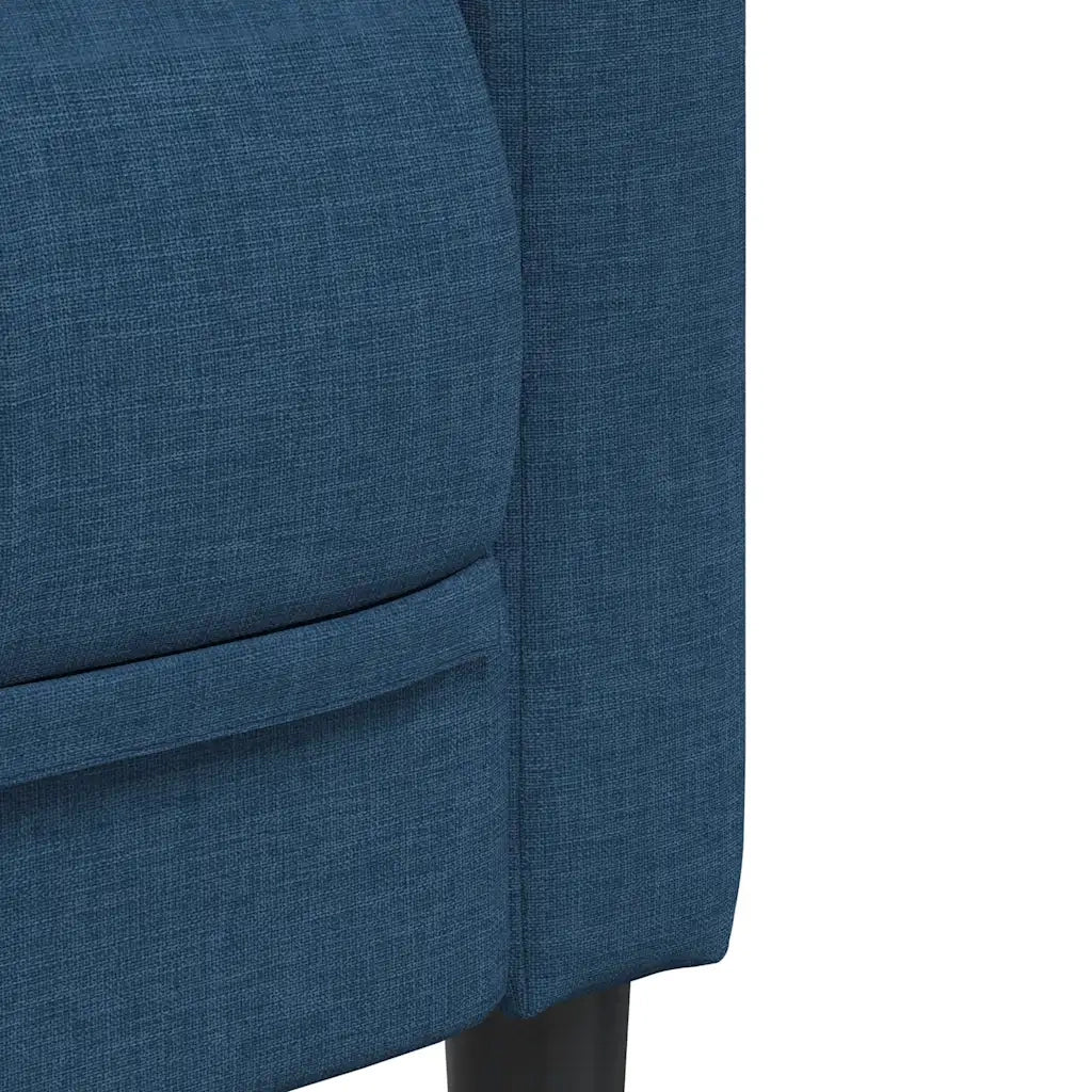 Set di Divani 3 pz Blu in Tessuto 3209235
