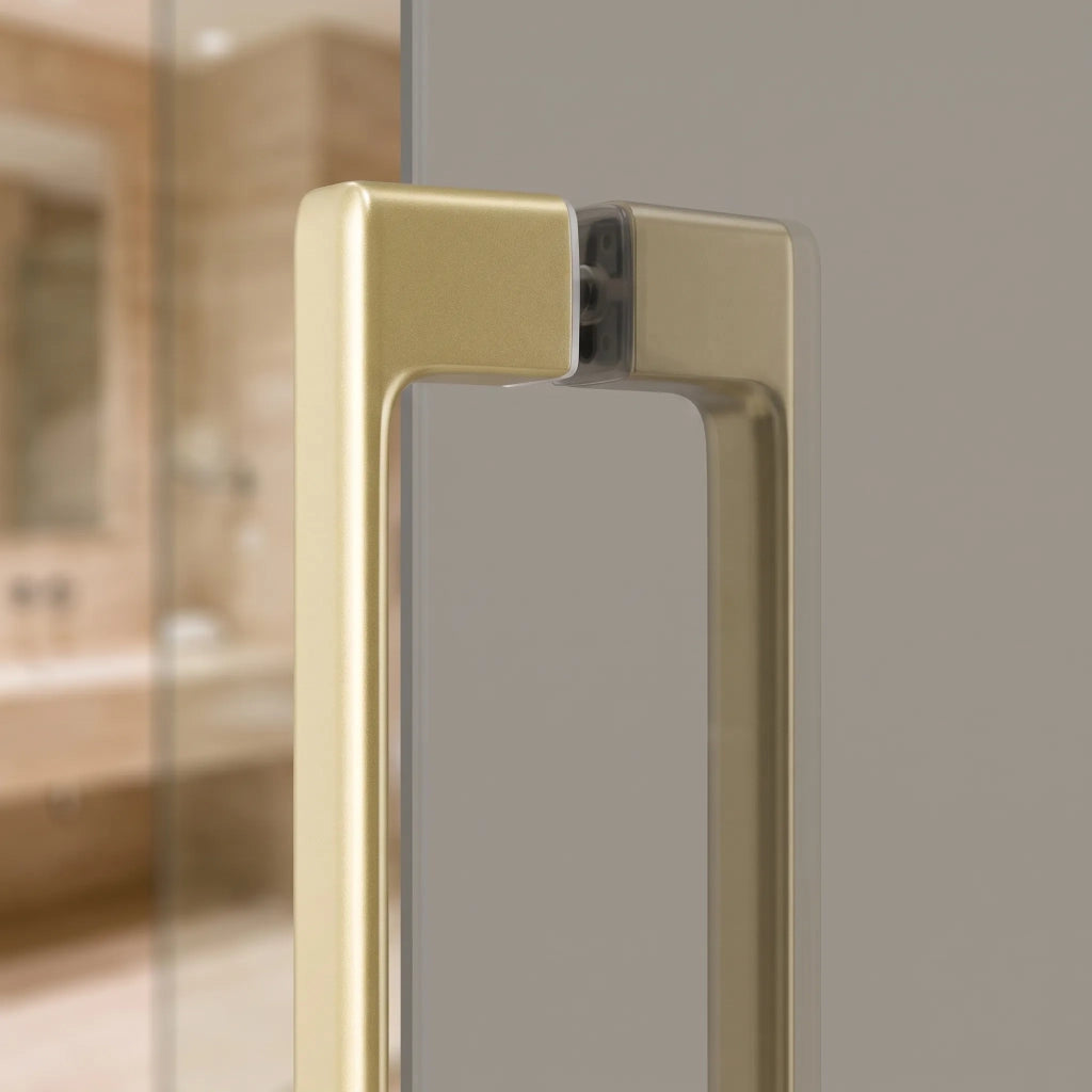 Maniglia Per Porta Doccia Rea 02 Brushed Gold