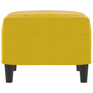 Poggiapiedi Giallo 60x50x41 cm in Velluto 349299