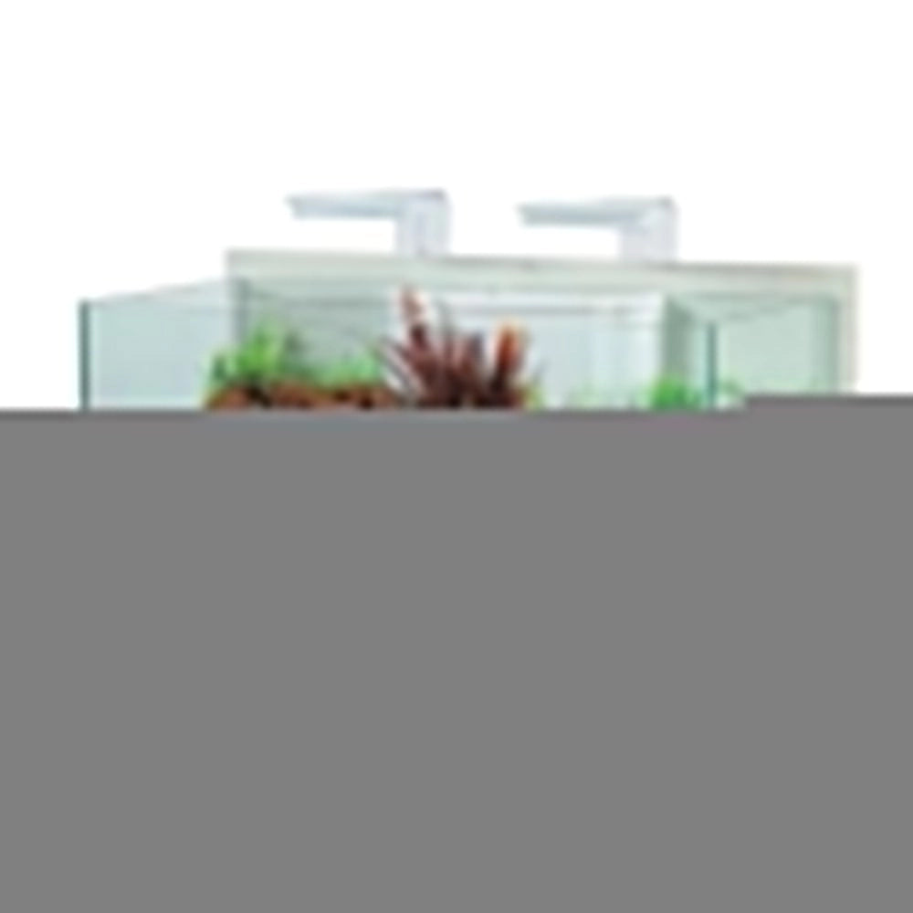 Zolux Idro 60 - acquario 60L cm63x35x41,5h con filtro interno e plafoniera LED Colore: Ceruse Bianco