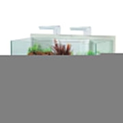 Zolux Idro 60 - acquario 60L cm63x35x41,5h con filtro interno e plafoniera LED Colore: Ceruse Bianco