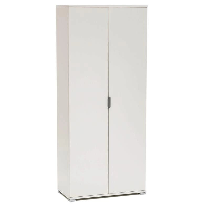 ARMADIO CON 2 ANTE BIANCO 75 X 38 X H174 CM