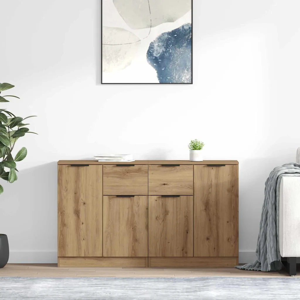 Sideboards 2 pcs Rovere artigianale 60 x 30 x 70 cm 3415583
