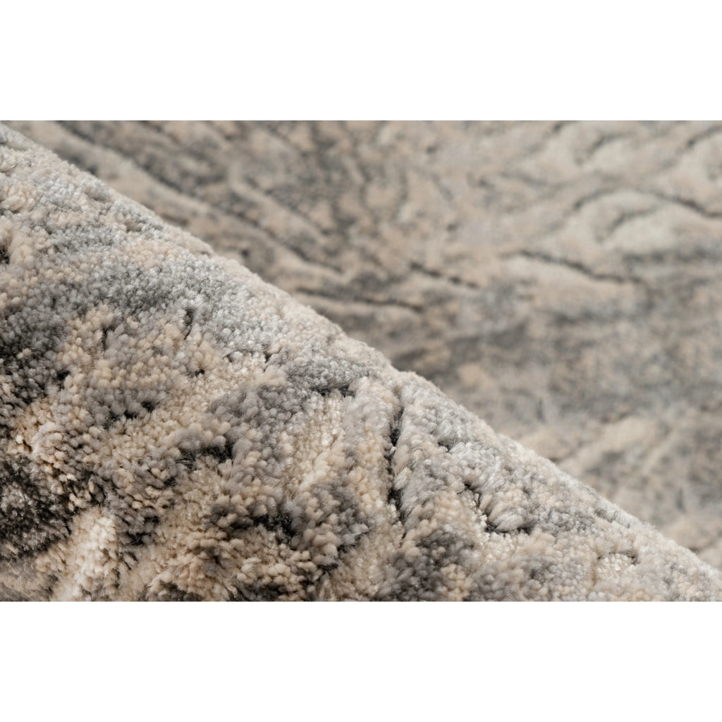 Tappeto grigio Adela in polipropilene effetto vintage