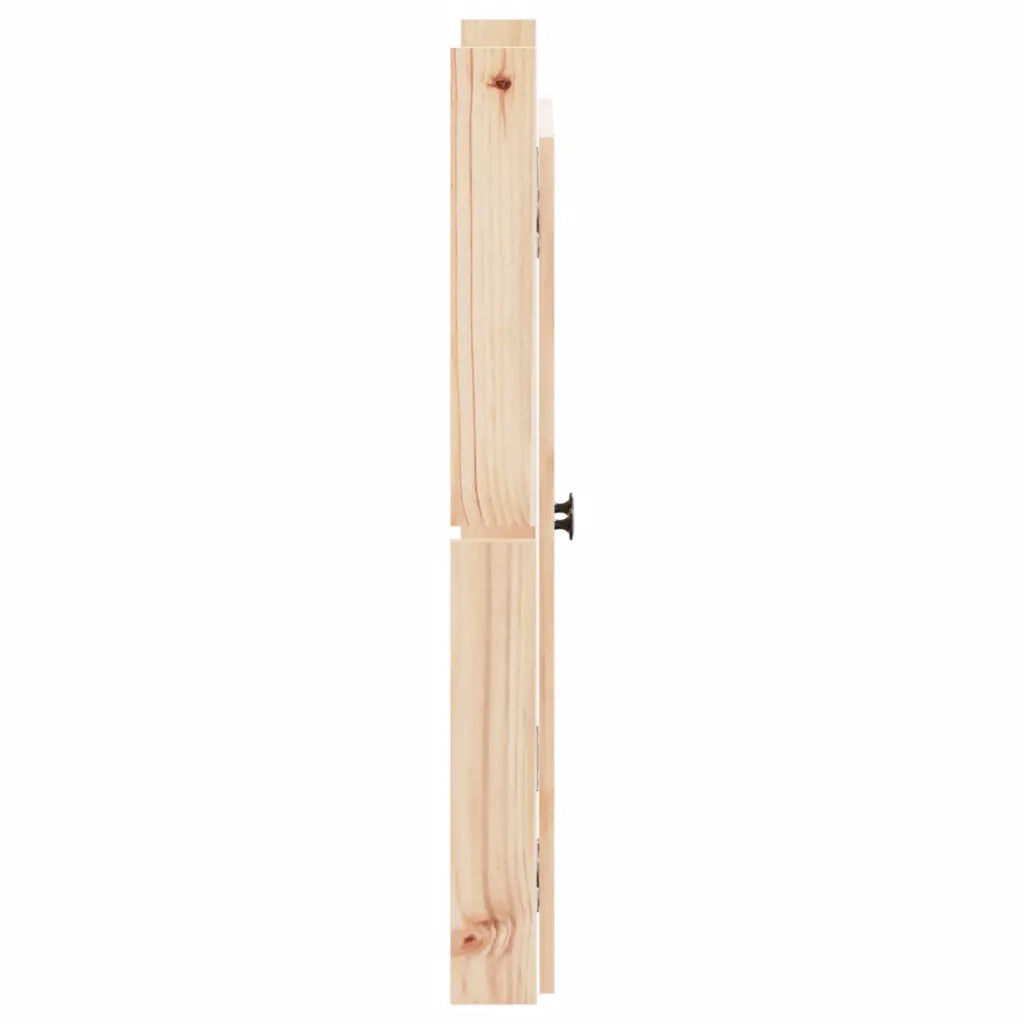 Ante da Cucina da Esterno 2pz-Set di 2 Ante per Cucina da Giardino 50x9x82 cm Legno Massello di Pino