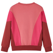 Felpa da Bambino Color Block Rosa e Henn¨¦ 92