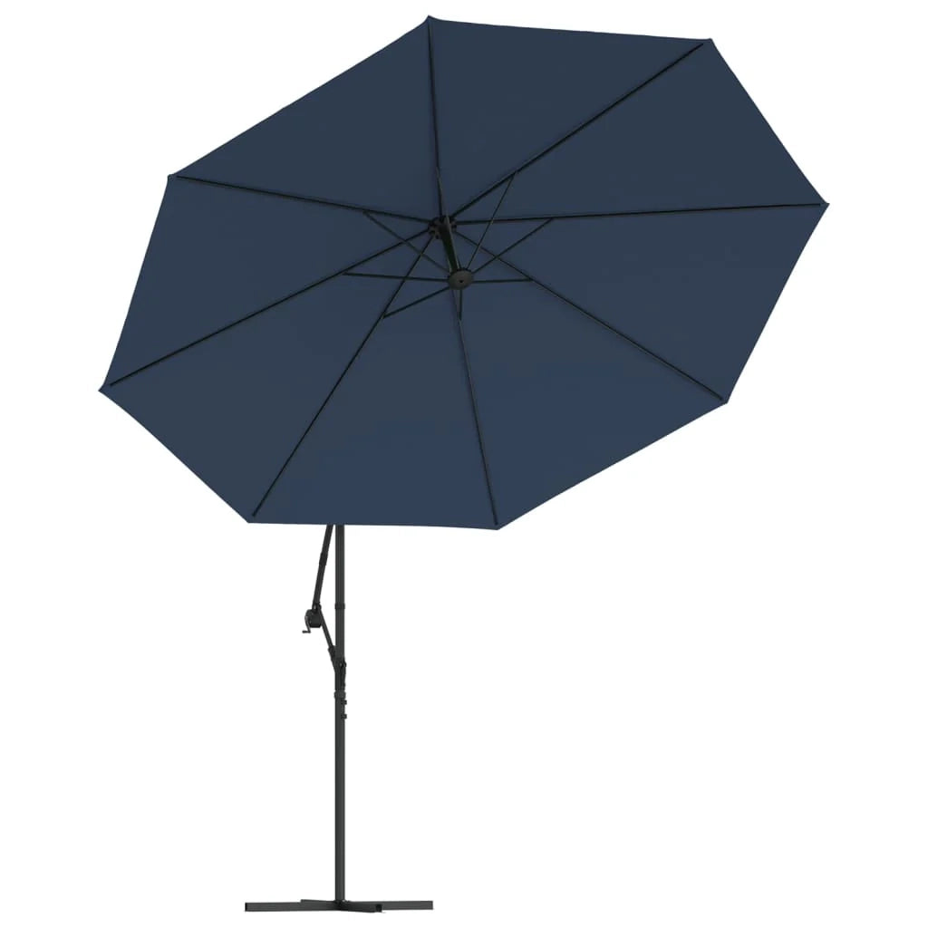 Ombrellone mobile da giardino a sbalzo 3,5 m blu 02_0008603