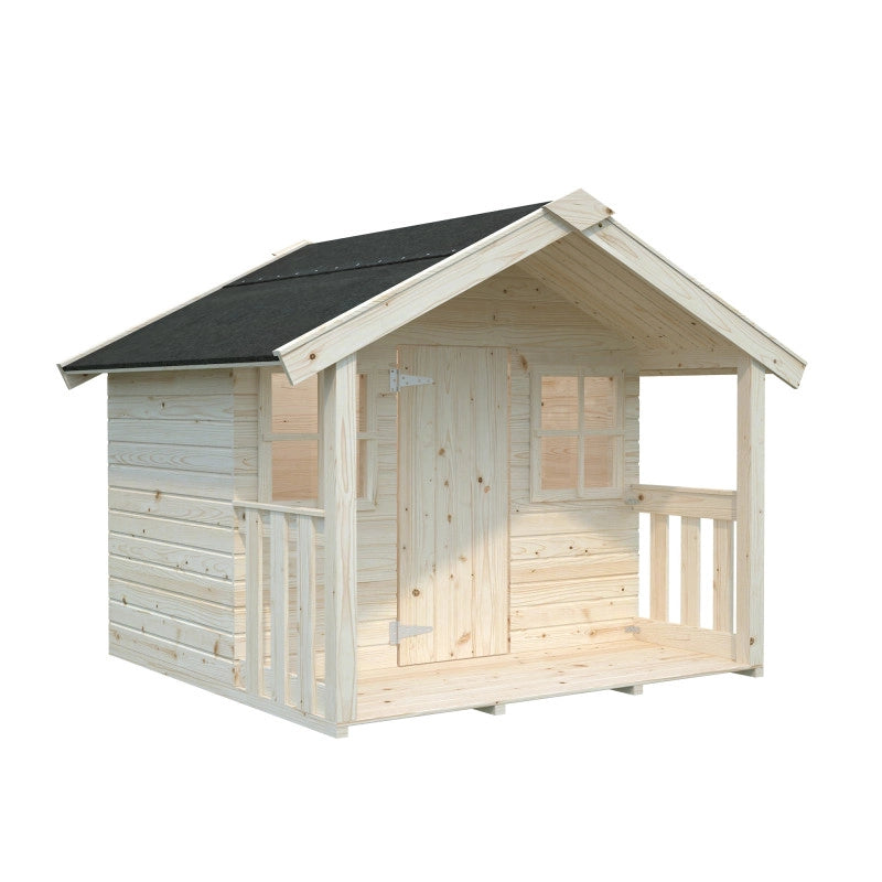 Casetta gioco bambini in legno 180x112 cm Felix con pavimento incluso  Esterni da Vivere