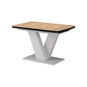 Vicco tavolo da pranzo allungabile Nero/bianco 120 x 80 cm estensibile