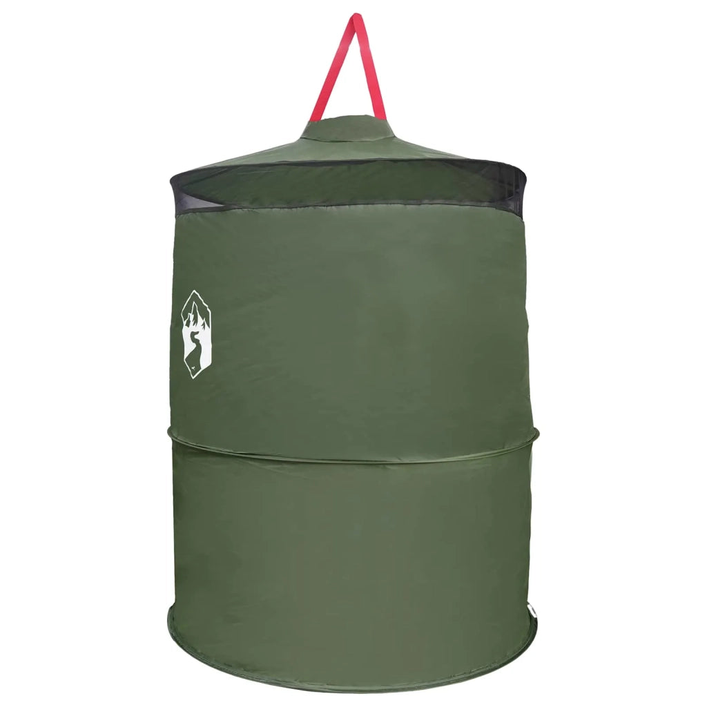 Tenda per toilet pop-up con corda sospesa Verde 97 x 126 cm