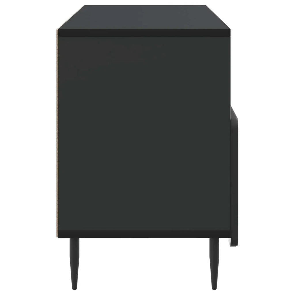 Mobile TV Nero 102 x 34,5 x 50 cm Legno ingegnerizzato