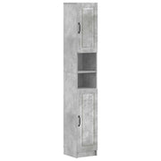 Armadio da Bagno con Ripiano Aperto UTRECHT Grigio Cemento 897698