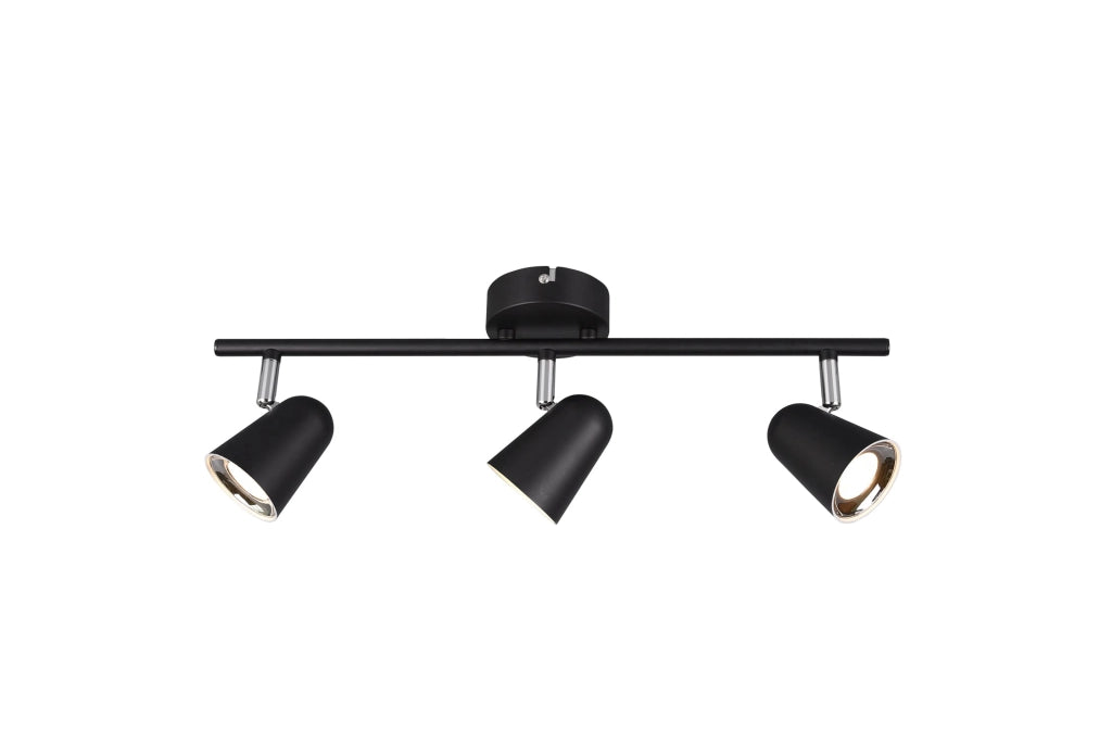Faretto da Interno a LED in Plastica Nero Opaco