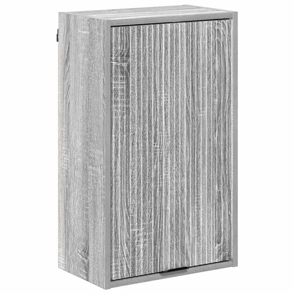 Mobile da Bagno | Armadio da bagno con porta Grigio Sonoma 39 x 23,5 x 65 cm