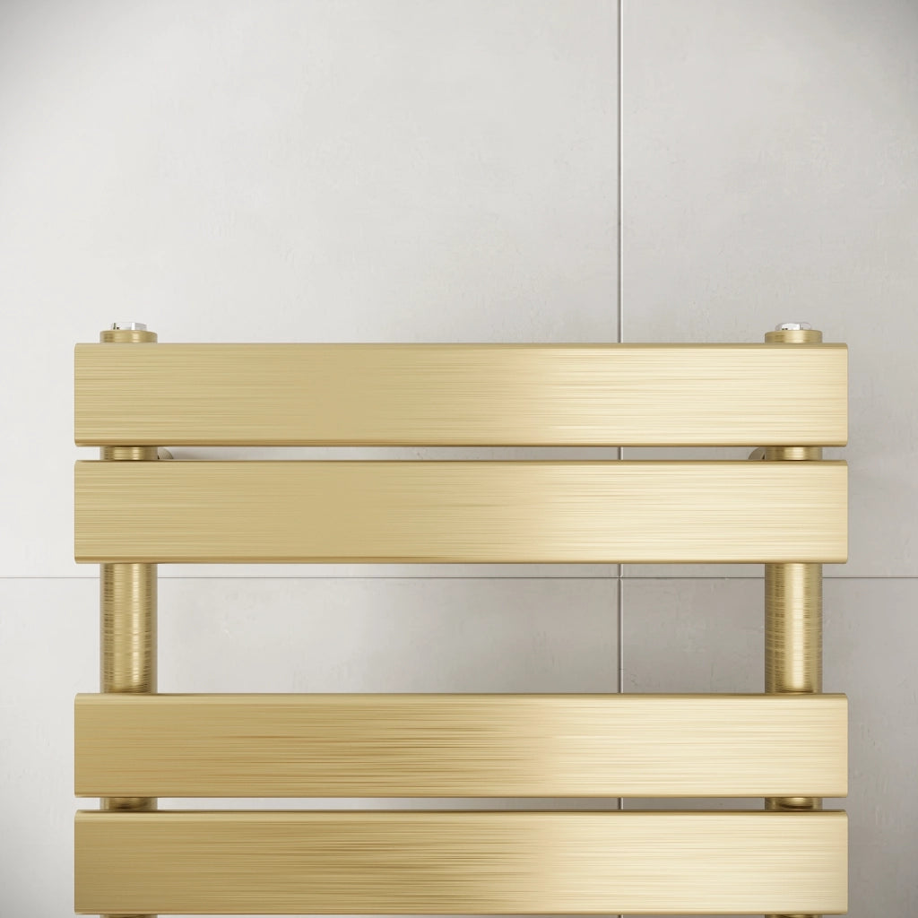 Termoarredo elettrico 800x500 oro spazzolato interasse 450 | Andromeda