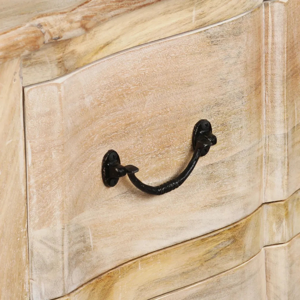 Credenza in Legno Massello di Mango 200x40x90 cm