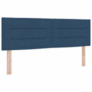 Testiera | Testata LED con strisce LED con Testiera | Testata Blu 160 cm Tessuto