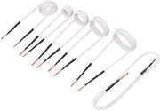 Set di Induttore a Riscaldamento 6 pezzi - Nucleo in Ottone 2,5 mm - Diversi Diametri 20/30/40/50 mm - Duraturo - Resistente all'Overriscaldamento - Superficie Resistente ai Sforzi - Induttore a Riscaldamento