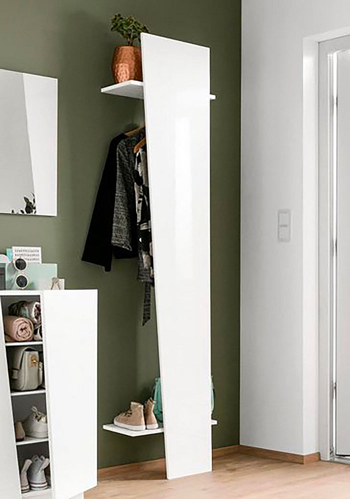 Appendiabito  50x30x200 cm Vega Bianco Lucido
