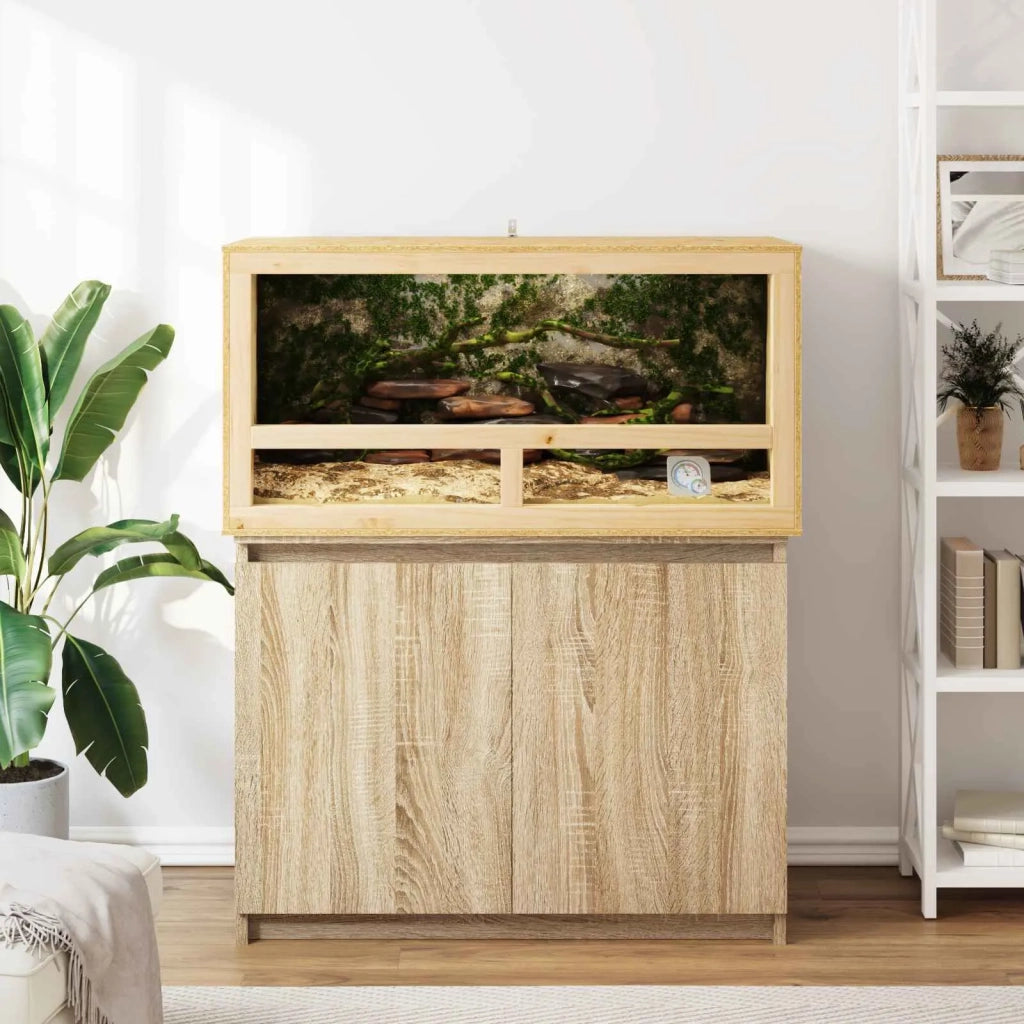 Terrario Marrone 100 x 50 x 50 cm OSB CFW3403405
