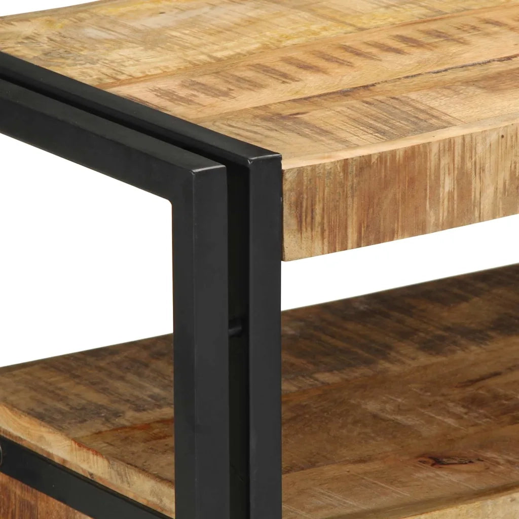 Tavolo consolle Marrone 90 x 33 x 75 cm Legno di mango massello 4102742