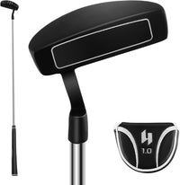 Chipper da Golf, Cuneo da Golf da 89 cm con Linee di Allineamento per Migliorare la Precisione, Club da Golf per Destrorsi