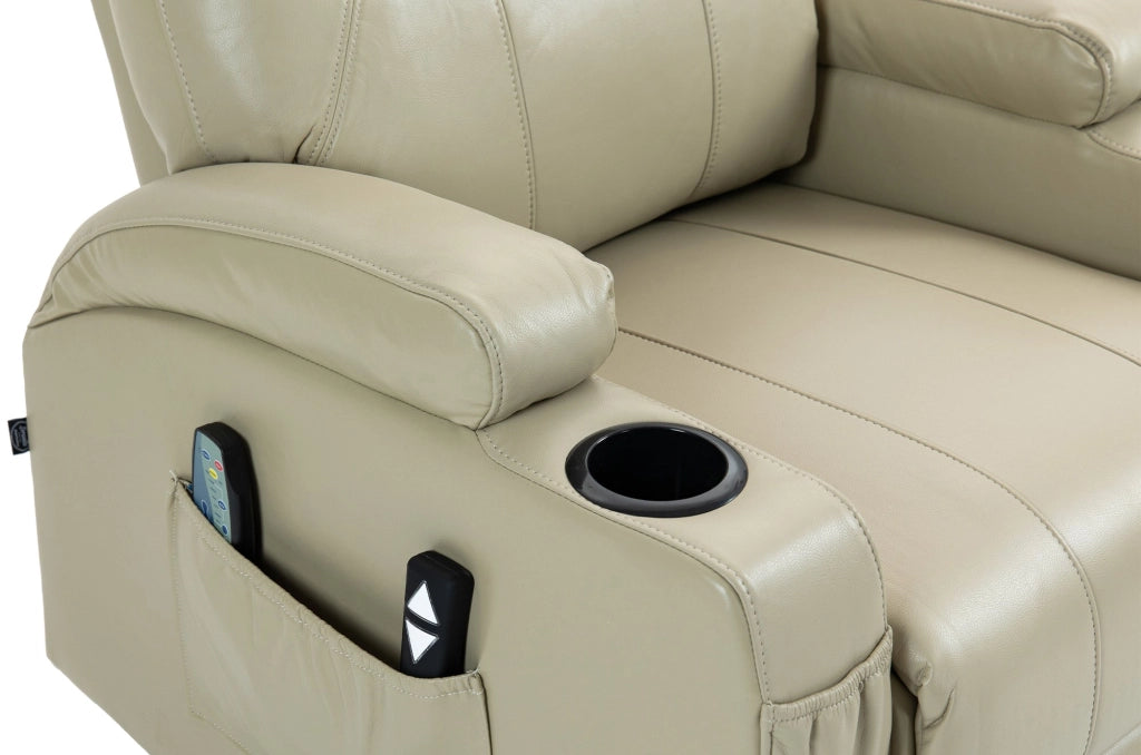 Sessel Hepler mit Massagefunktion Kunstleder