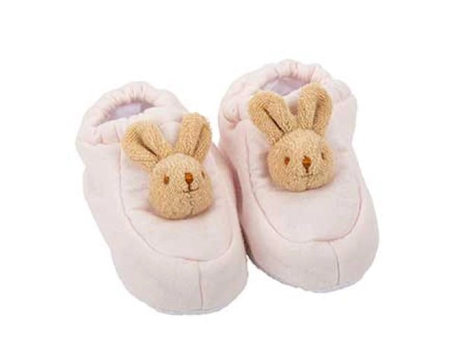 Trousselier - Slippers Bunny 0-2 years - Pouder Pink Linen