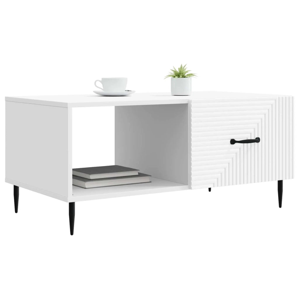 Tavolino da salotto Bianco 90 x 50 x 40 cm Legno ingegnerizzato 894955