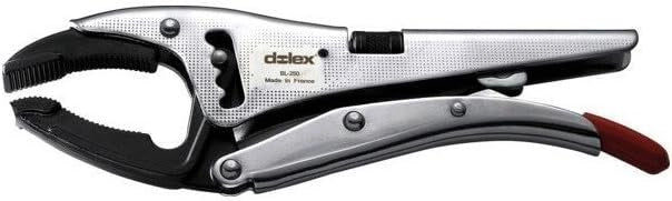 Pinza morsa grande capacità con becco extra lungo 6 tacche mascella profonda BXL 276 Dolex