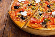Piatto antiaderente per pizza - piatto con fori - acciaio inossidabile - set da 2