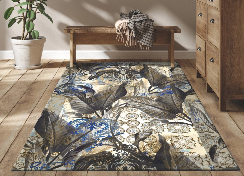 Tappeto Arredo Antiscivolo Camera Salotto Linea D'artista Metamorfosi By Suardi - 100x160 - Metamorfosi