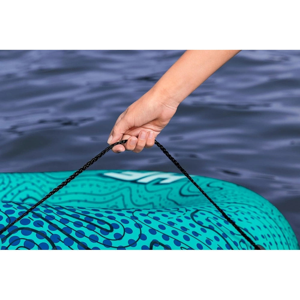 Trade Shop - Salvagente Ciambella Gonfiabile Con Motivi Ondulati Breeze Rider 106x106x27cm 36401 -