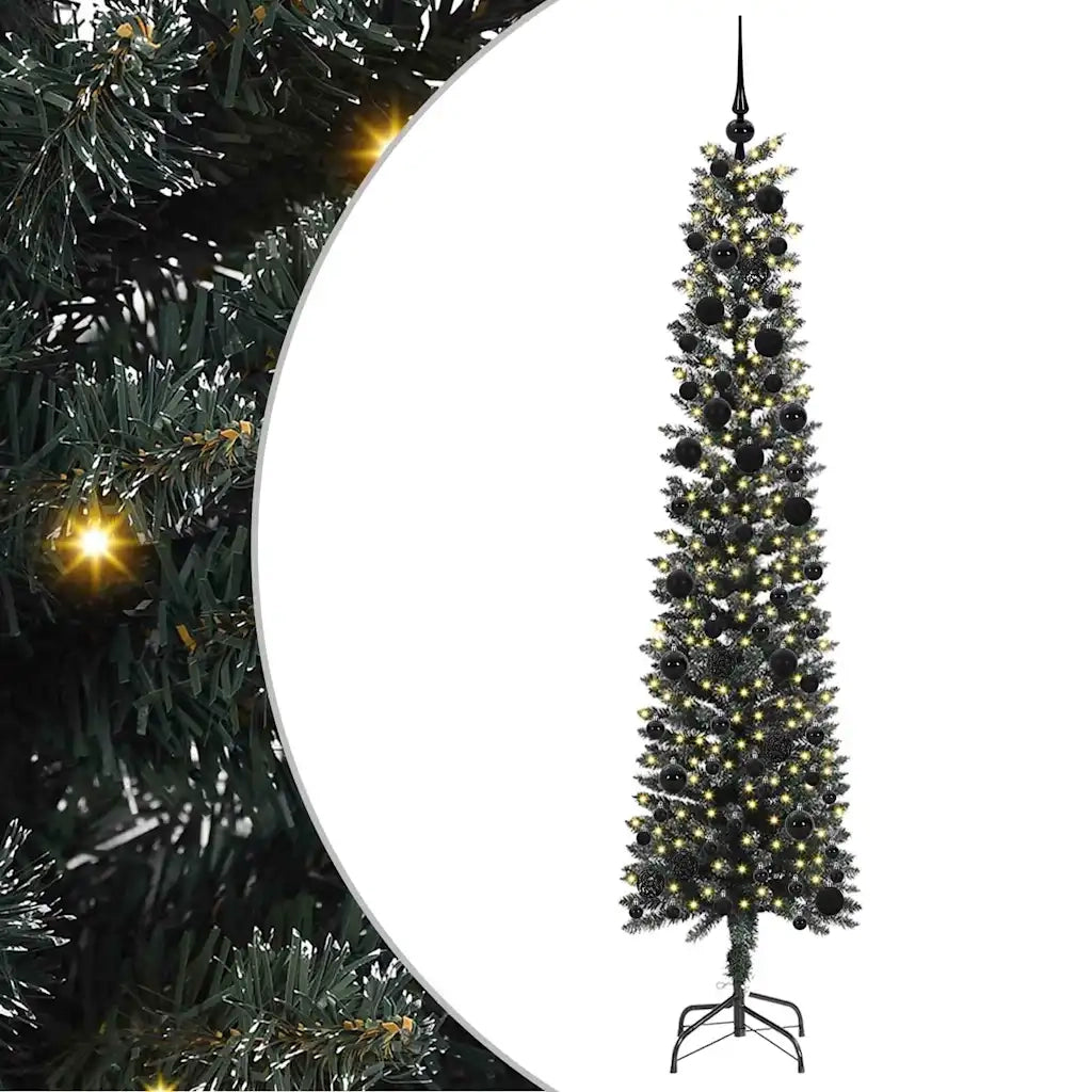 Albero di Natale artificiale con 300 LED Verde 240 cm