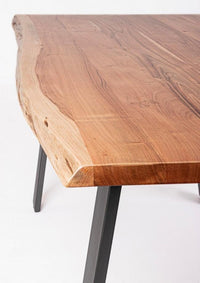 Tavolo da Giardino 160x90x76 cm in Acciaio e Legno