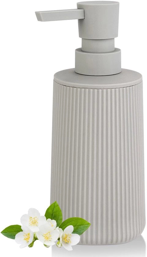 Dispensatore di Sapone per Mani - Navicella in Plastica - 250ml - Adatto per Bagno/Cucina - Facile da Riempire/Risciacquare - Pompa per Sapone