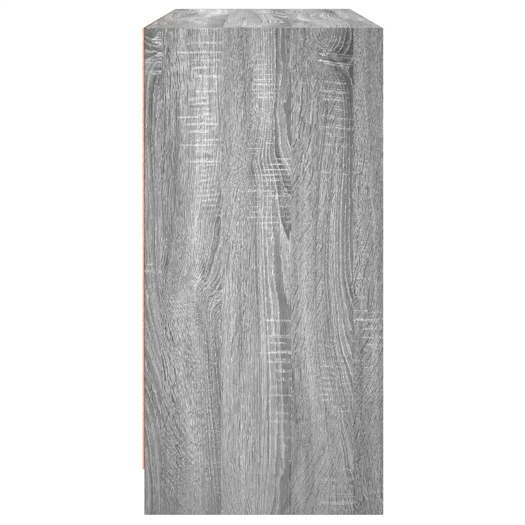 Credenza Grigio Sonoma 102x37x75,5 cm in Legno Multistrato 3295876