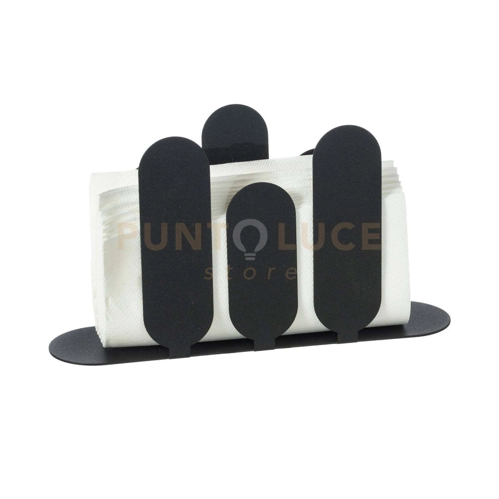 Portatovaglioli verticale Park Nero