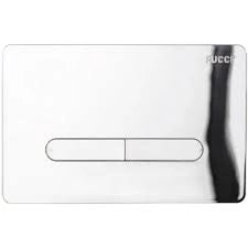 PLACCA DI COMANDO ECO TRATTO DOPPIO TASTO  CROMATA     PUCCI