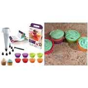 Trade Shop - Mastrad Set 6 Stampi Stampini Colorati Per Muffins Cupcakes Crostatine -