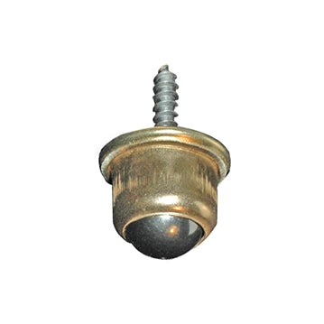 Rotella a sfera con attacco a vite legno Ã˜ 22 mm.