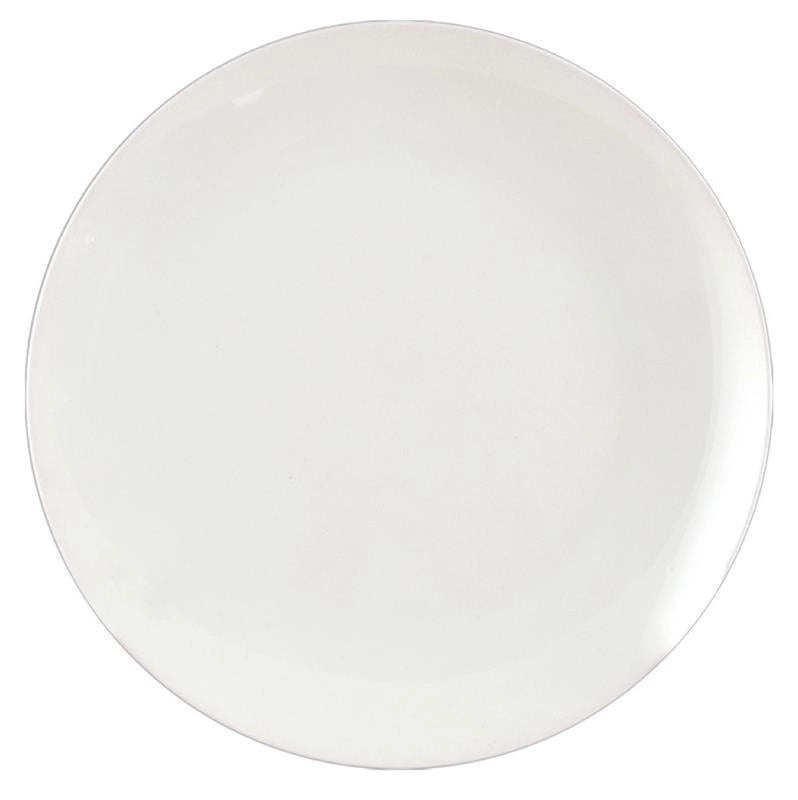 MA MAISON PERLA PIATTO PIANO BIANCO CM.27 IN PORCELLANA