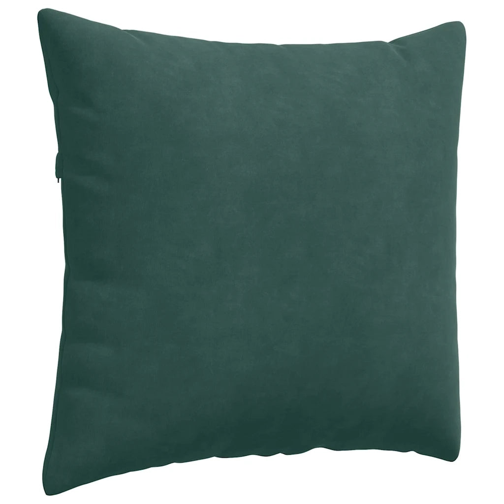 Cuscini da Divano 2 pcs Verde Scuro 50 x 50 cm Tessuto in Cords