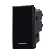 Trade Shop - Pulsante No 1p 16a Colore Nero Compatibile Con Bticino Axolute -