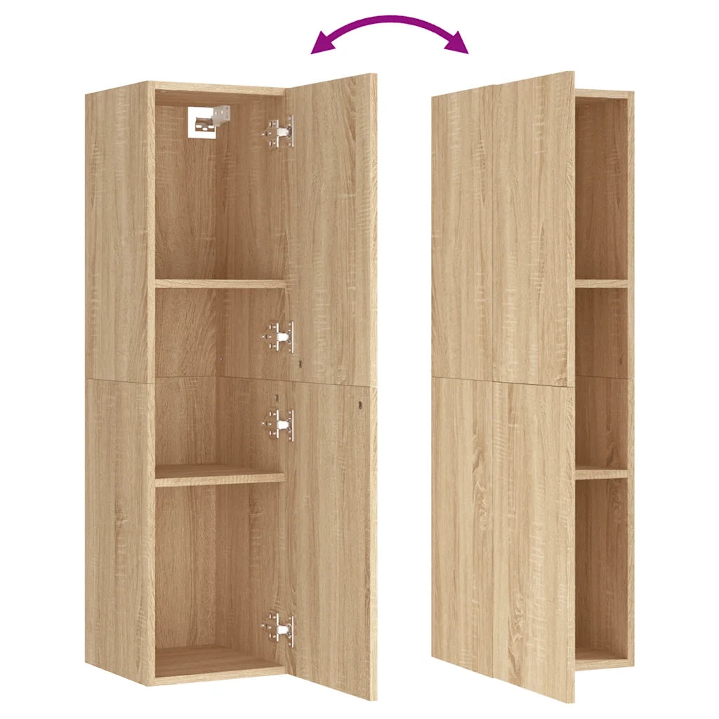 Mobile TV Rovere Sonoma 30,5x30x110 cm in Truciolato cod mxl 24411